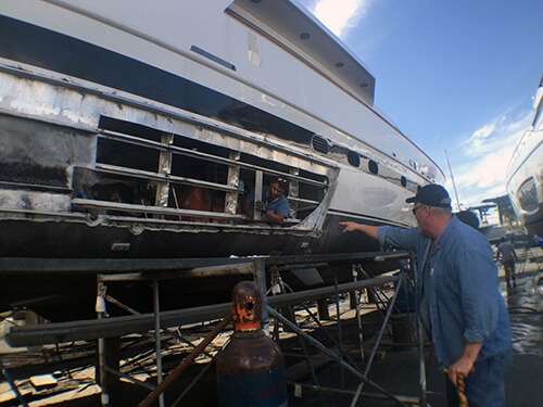 80 foot Baglietto yacht refit Fort Lauderdale