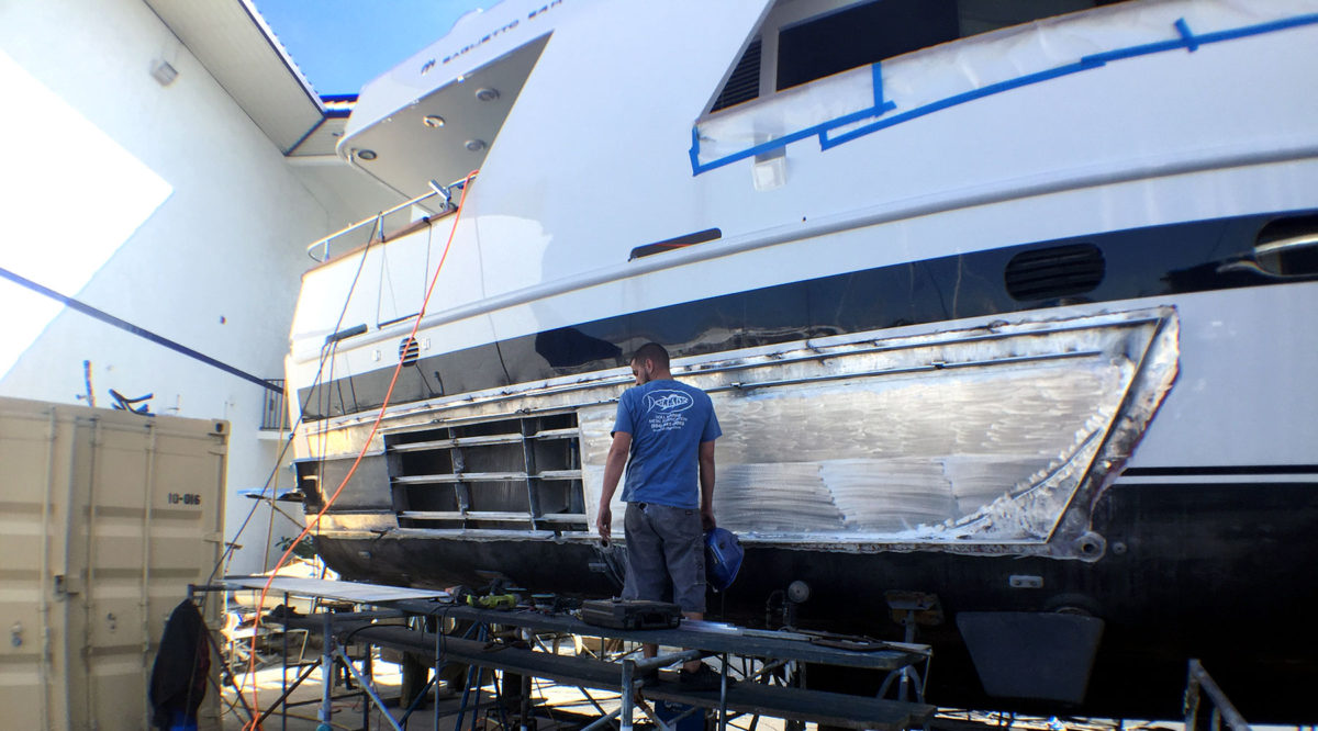 AJAO Hull Restoration: Yacht Refitting