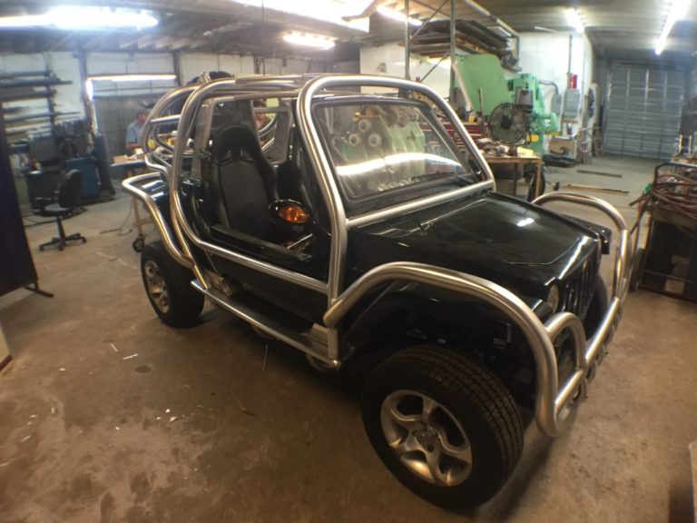 Custom Anodized Aluminum Roll Cage Dolfab Metal Fabricators